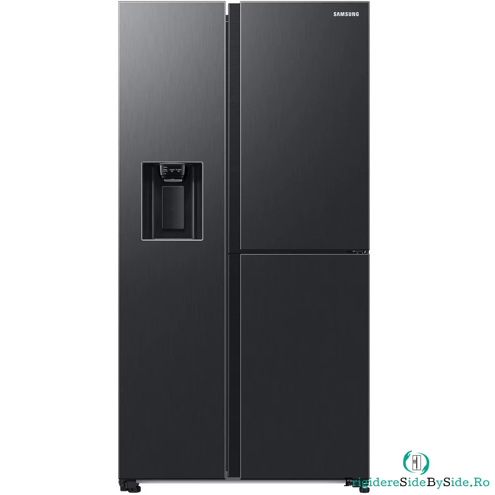 Side by Side Samsung RH68DG883DB1EF, 627 l, Food ShowCase, Twin Cooling, Negru, Clasa D