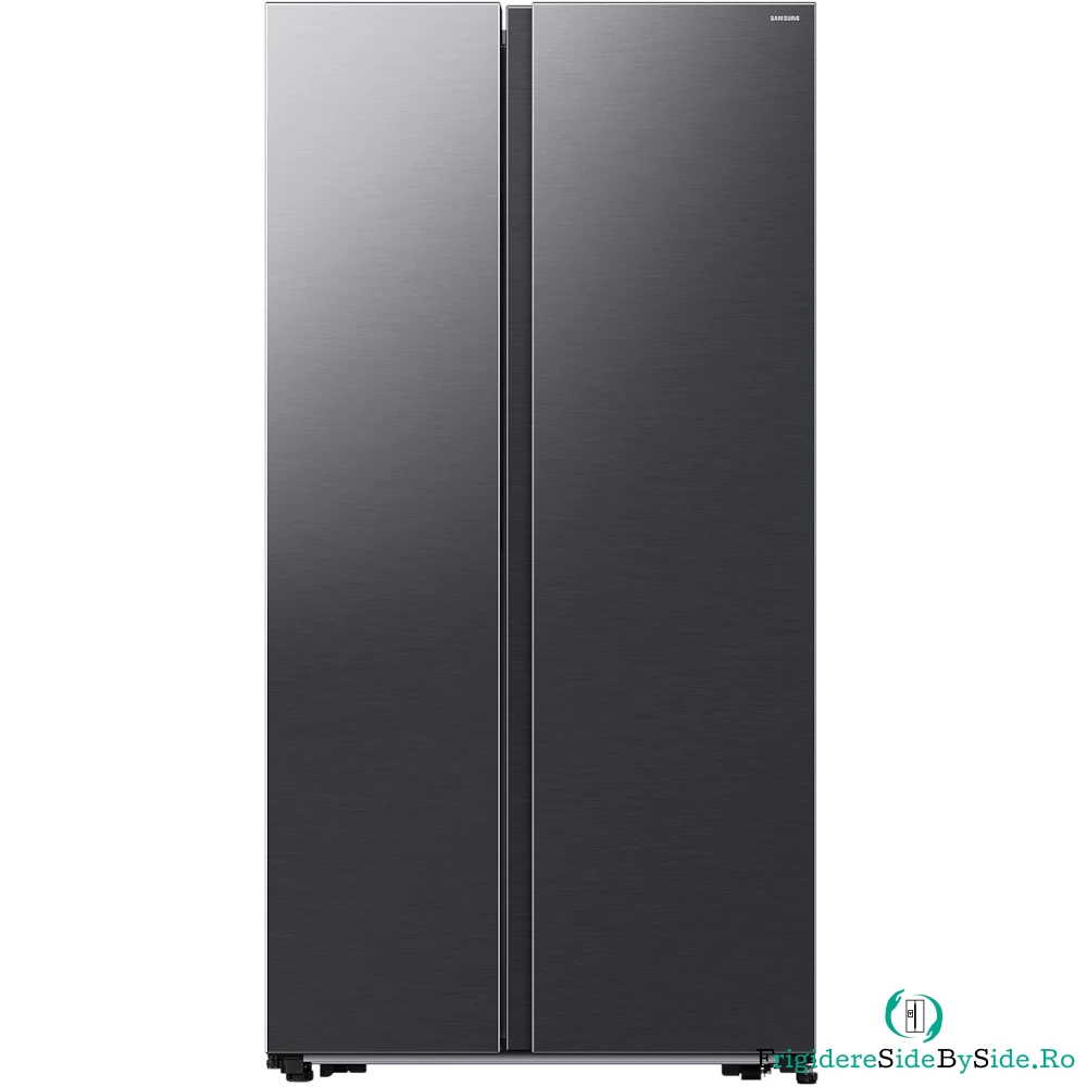 Side by Side Samsung RS57DG400EB4EO, 583 l, No Frost, Iluminare Top LED, Wi-Fi, Negru, Clasa E