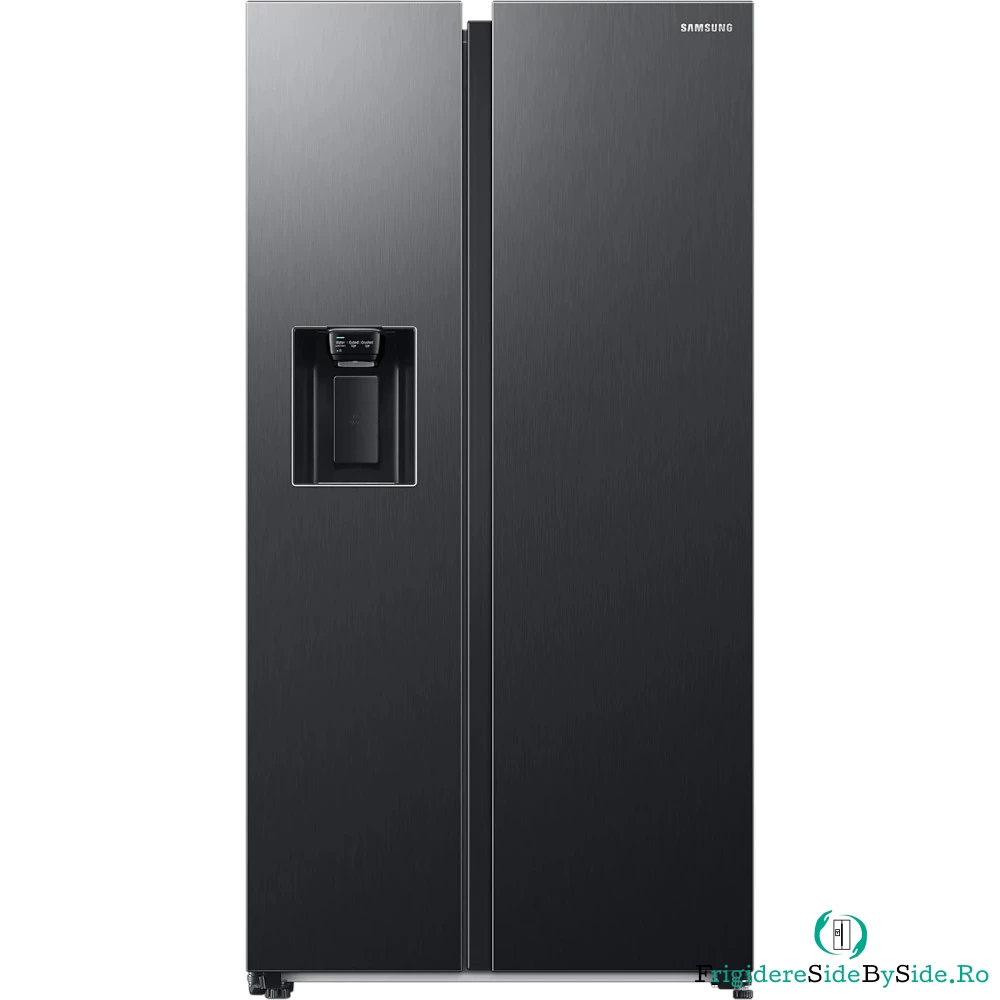 Side by side Samsung RS68CG885DB1EF, 634 l, AI Energy️, Twin Cooling Plus, Negru, Clasa D