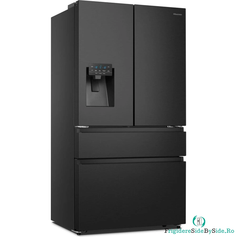 HISENSE Frigider Hisense Hi7 Autonom RF728N4SBFE, Side by Side, No Frost, Negru