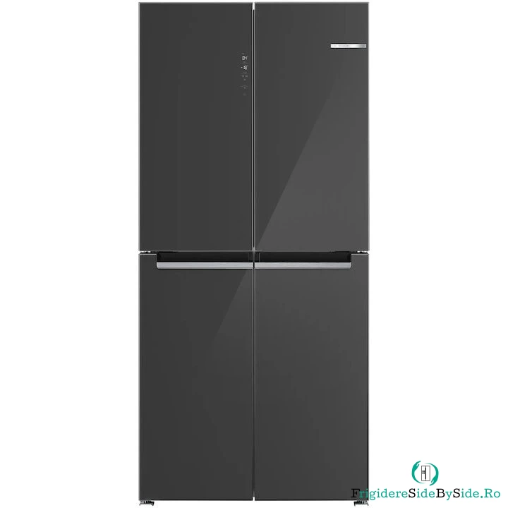 BOSCH Frigider Side by side Bosch KMC85LEEA, 547 l, No Frost, Multi-Door, Clasa E, VitaFresh, MultiAirflow, SuperFreezing, Display touch control, H 189,5 cm, Sticla gri