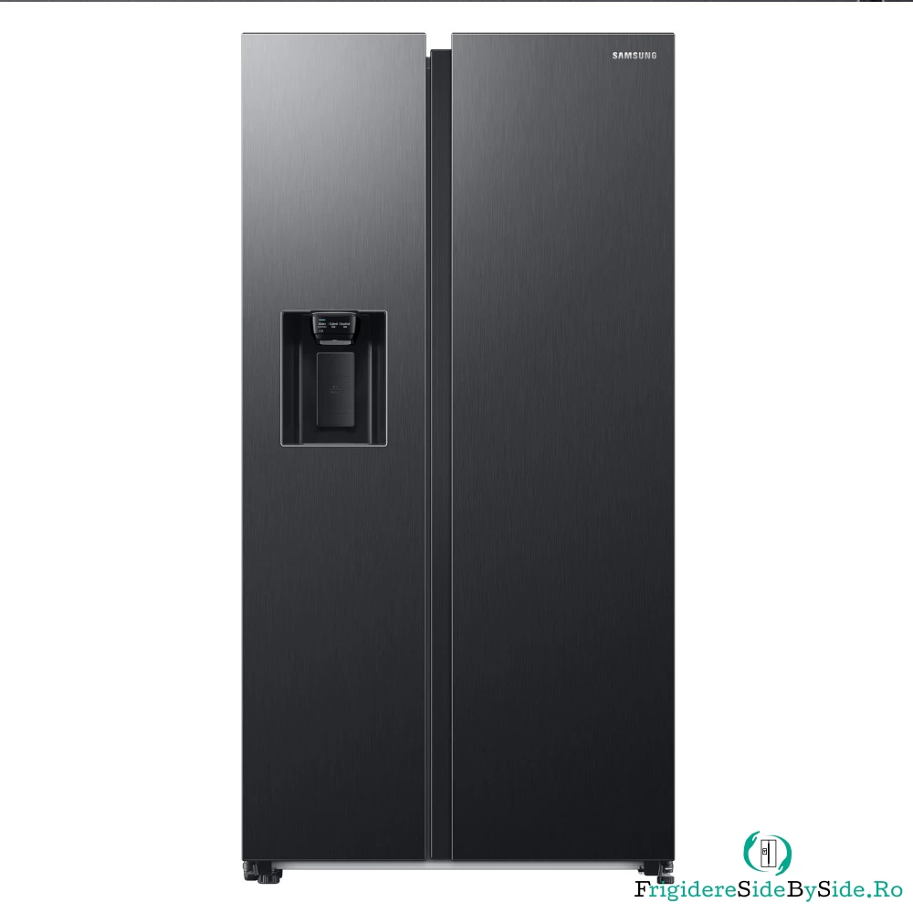 Side by Side Samsung RS68CG855DB1EF, 634 l, H 178 cm, Full No Frost, Twin and Metal Cooling, Clasa D, Dark inox