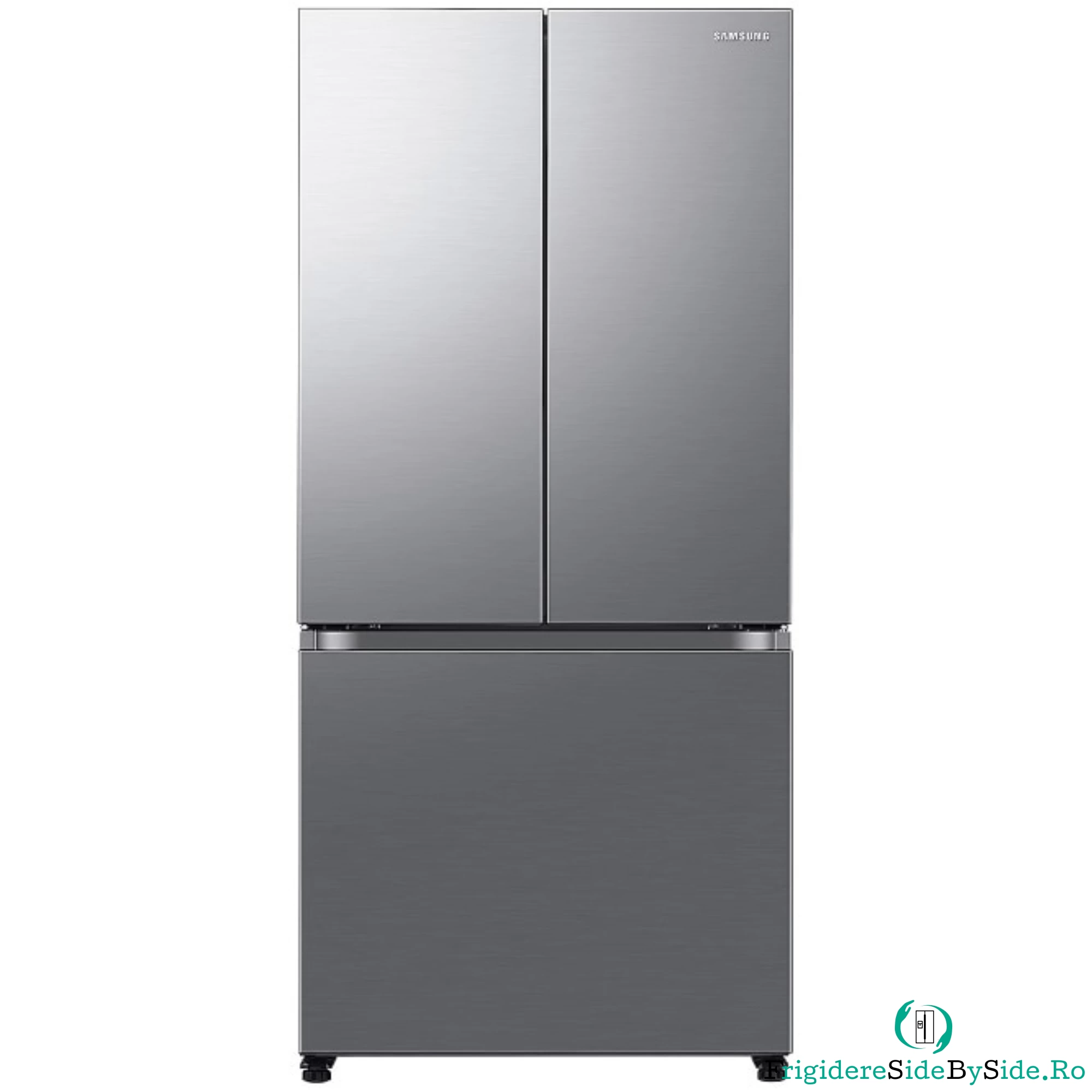 Side by Side Samsung RF50C510ES9/EO, No Frost, 496 l, Twin Cooling Plus, Digital Inverter, Clasa E, WiFi SmartThings, Inox