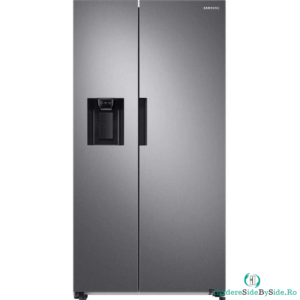 Side by Side Samsung RS67A8810S9/EF, 634 l, No Frost, Digital Inverter, Twin Cooling Plus, Ice Maker, Smart Conversion, Clasa F (clasificare energetica veche Clasa A+), H 178 cm, Argintiu